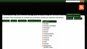 What Annuaire-entreprises.org website looked like in 2013 (10 years ago)