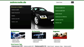 What Autoscoute.de website looked like in 2013 (10 years ago)