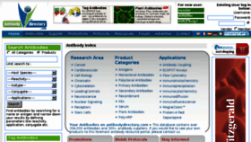 What Antibodydirectory.com website looked like in 2013 (10 years ago)