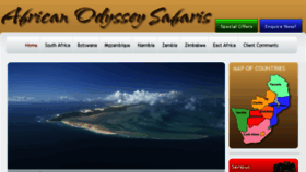 What Africanodysseysafaris.com website looked like in 2013 (10 years ago)