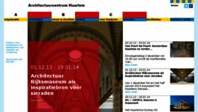 What Architectuurhaarlem.nl website looked like in 2013 (10 years ago)
