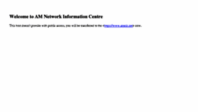 What Amnic.net website looked like in 2013 (10 years ago)