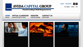 What Avidacapital.com website looked like in 2013 (10 years ago)