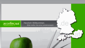What Accelingua.de website looked like in 2014 (10 years ago)