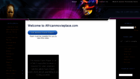 What Africanmovieplace.com website looked like in 2014 (10 years ago)