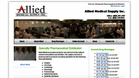 What Alliedmedicalsupply.com website looked like in 2014 (10 years ago)