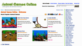 What Animalgamesonline.com website looked like in 2014 (10 years ago)