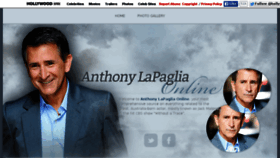 What Anthony-lapaglia.net website looked like in 2014 (10 years ago)