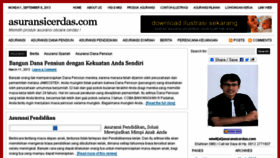 What Asuransicerdas.com website looked like in 2014 (10 years ago)