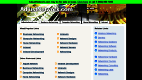 What Adjustnetwork.com website looked like in 2014 (10 years ago)