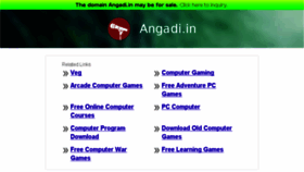 What Angadi.in website looked like in 2014 (10 years ago)