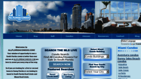 What Allfloridacondos.com website looked like in 2014 (10 years ago)