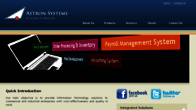 What Astronsystems.com website looked like in 2014 (10 years ago)