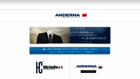 What Anderna.ma website looked like in 2014 (10 years ago)