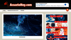 What Acuariohoy.com website looked like in 2014 (10 years ago)