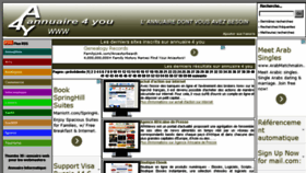 What Annuaire4you.com website looked like in 2014 (10 years ago)