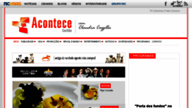 What Acontececuritiba.com.br website looked like in 2014 (10 years ago)