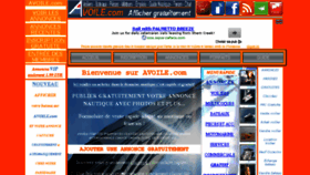 What Avoile.com website looked like in 2014 (10 years ago)