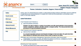 What Anancy.net website looked like in 2014 (10 years ago)