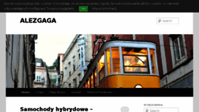 What Alezgaga.pl website looked like in 2014 (10 years ago)