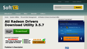 What Ati-radeon-drivers-download-utility.soft112.com website looked like in 2014 (10 years ago)