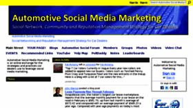 What Automotivesocial.com website looked like in 2014 (10 years ago)