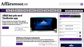 What Affarsresor.se website looked like in 2014 (10 years ago)