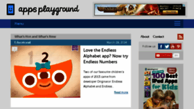 What Appsplayground.com website looked like in 2014 (10 years ago)