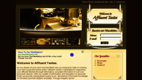 What Affluenttastes.com website looked like in 2014 (10 years ago)