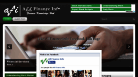 What Allfinanceinfo.com website looked like in 2014 (10 years ago)