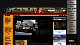 What Algeriafm.com website looked like in 2014 (10 years ago)