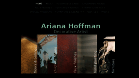 What Arianahoffman.com website looked like in 2014 (10 years ago)