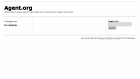 What Agent.org website looked like in 2014 (10 years ago)