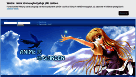 What Anime-shinden.info website looked like in 2014 (10 years ago)