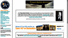 What Apolloarchive.com website looked like in 2014 (10 years ago)