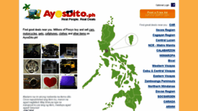 What Ayos.com.ph website looked like in 2014 (10 years ago)