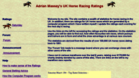 What Adrianmassey.no-ip.org website looked like in 2014 (10 years ago)