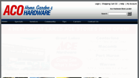 What Acohardware.com website looked like in 2014 (10 years ago)