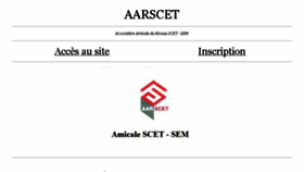 What Aarscet.com website looked like in 2014 (10 years ago)