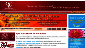 What Abihm.org website looked like in 2014 (10 years ago)
