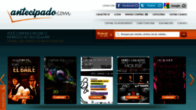 What Antecipado.com website looked like in 2014 (10 years ago)