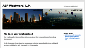 What Aspwestward.com website looked like in 2014 (10 years ago)