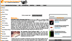 What Australianstockexchangeinfo.com website looked like in 2014 (10 years ago)
