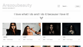 What Arezoubeauty.com website looked like in 2014 (10 years ago)