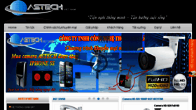 What Astech.vn website looked like in 2014 (10 years ago)