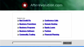 What Afterevolution.com website looked like in 2014 (10 years ago)