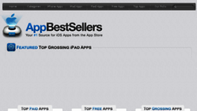 What Appbestsellers.com website looked like in 2014 (10 years ago)