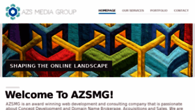 What Azsmediagroup.com website looked like in 2014 (10 years ago)