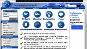 What Abitur-und-studium.de website looked like in 2014 (10 years ago)