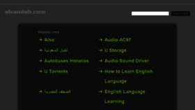 What Alsaudeh.com website looked like in 2014 (10 years ago)